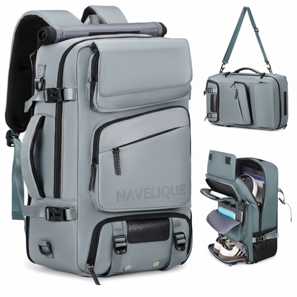 Navelique Backpack - Silvery Gray